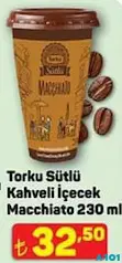 TORKU SÜTLÜ KAHVELİ İÇECEK MACCHİATO 230 ML